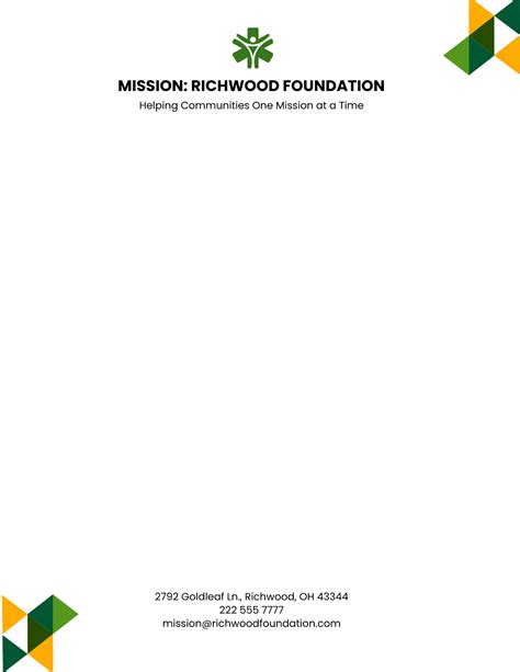 Free Editable Charity Letterhead Templates.